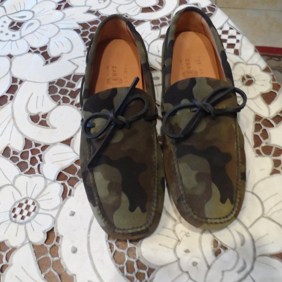 New The Original Car Shoe Men\'s Green Suede Printed Camouflage Size US 6.5 main image 15